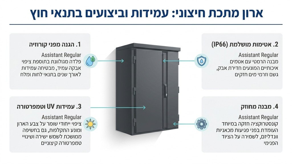 ארון חשמל מפלדה מגולוונת עמיד בתנאי חוץ לעומת חלופות פלסטיק
